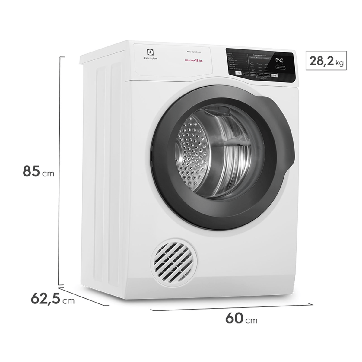 Conjunto Electrolux Lavadora de Roupas 14,5kg Efficient LEE15 + Secadora Piso 12kg SFPL12 220V