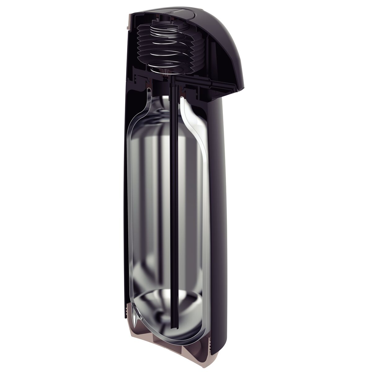 Garrafa Térmica Tramontina Exata  1,8 Litros com Ampola de Vidro Preto