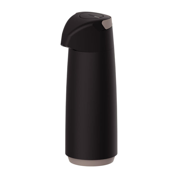 Garrafa Térmica Tramontina Exata  1,8 Litros com Ampola de Vidro Preto