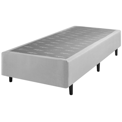 Base Para Colchão Luno Solteiro Ecoflex 88x188x25cm Prata