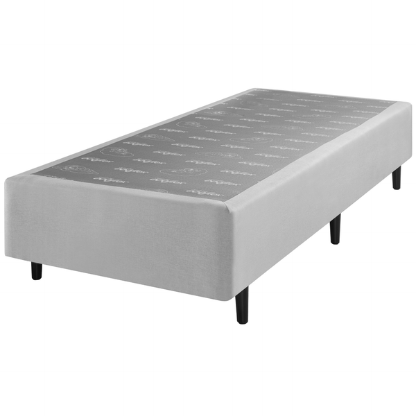 Base Para Colchão Luno Solteiro Ecoflex 88x188x25cm Prata