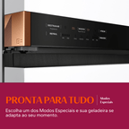 Refrigerador Brastemp 630L BRO88ABXNA 3 Portas Inteligente B=Smart French Door Inverter Branco Bivolt