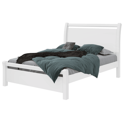 Cama Reali Casal Lopas 140cm Branco