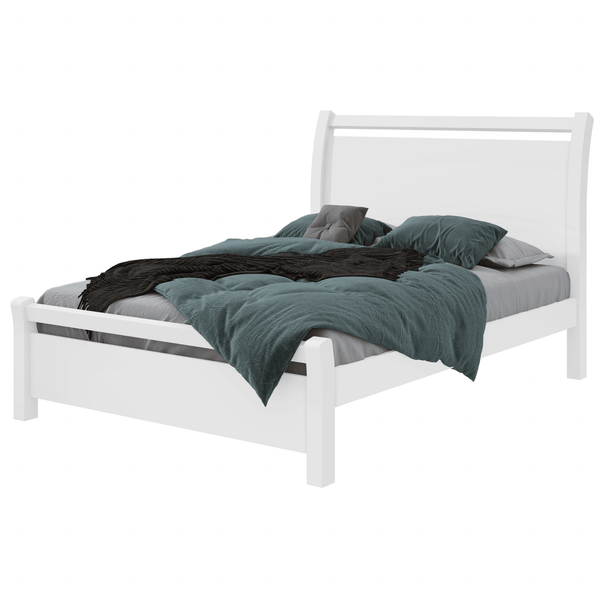 Cama Reali Casal Lopas 140cm Branco