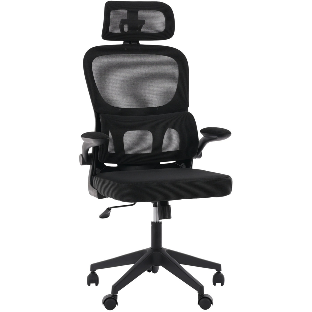 Cadeira Giratória GRP Presidente com Rodízio W-18 Preto