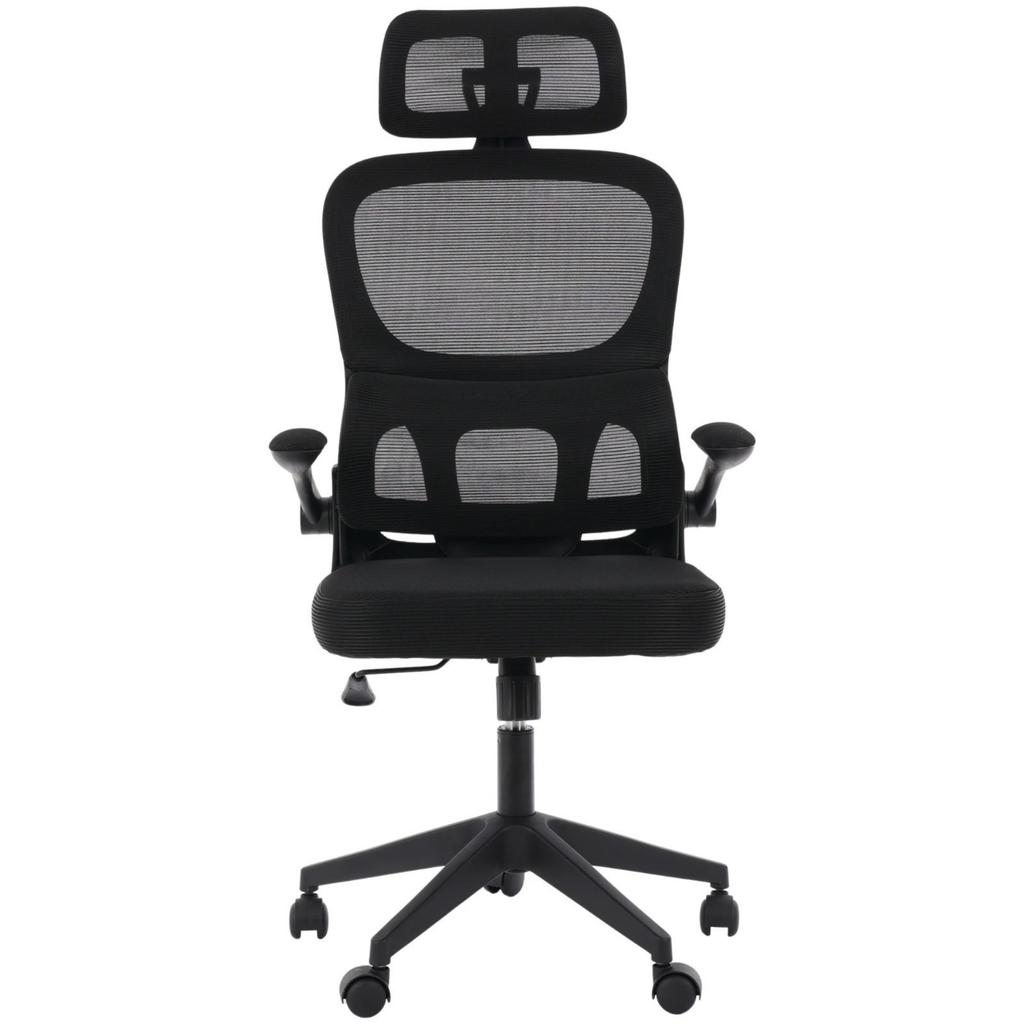 Cadeira Giratória GRP Presidente com Rodízio W-18 Preto