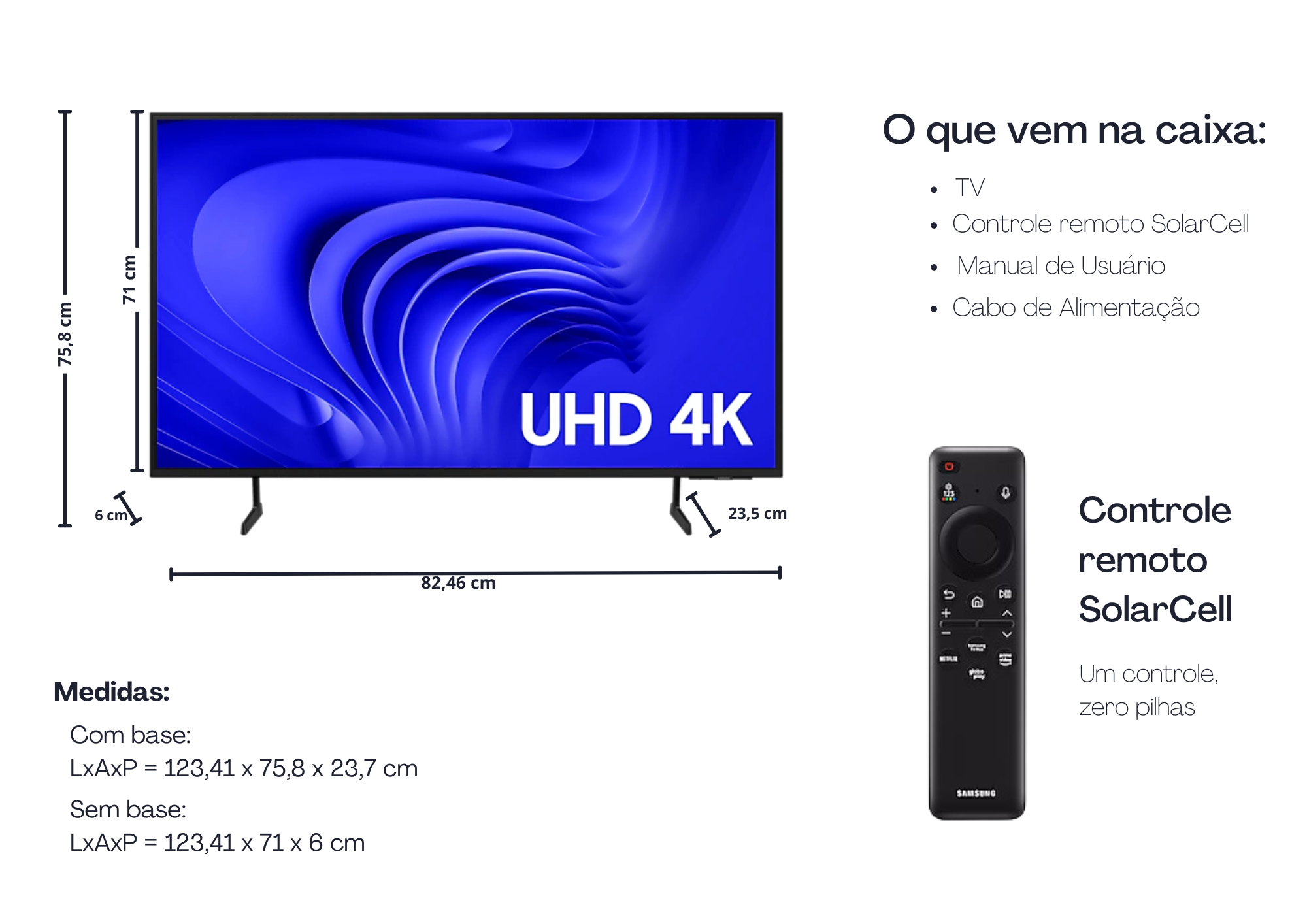Smart TV LED 55" 4K Samsung 55DU7700 UHD Gaming Hub Bivolt