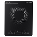 Cooktop Indução 1 Boca Agratto Vitrocerâmica Preto 220V