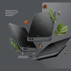 Cooktop Indução Portátil Fischer 1 Boca Mesa Vitrocerâmica Touch Screen Preto Bivolt