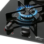 Cooktop à Gás Fischer 2 Bocas Fit Line 27185-60015 Vidro Preto Bivolt