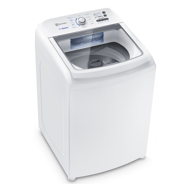 Lavadora de Roupas Electrolux 17Kg Essential Care Cesto Inox Jet Clean Ultra Filter LED17 Branco 220V