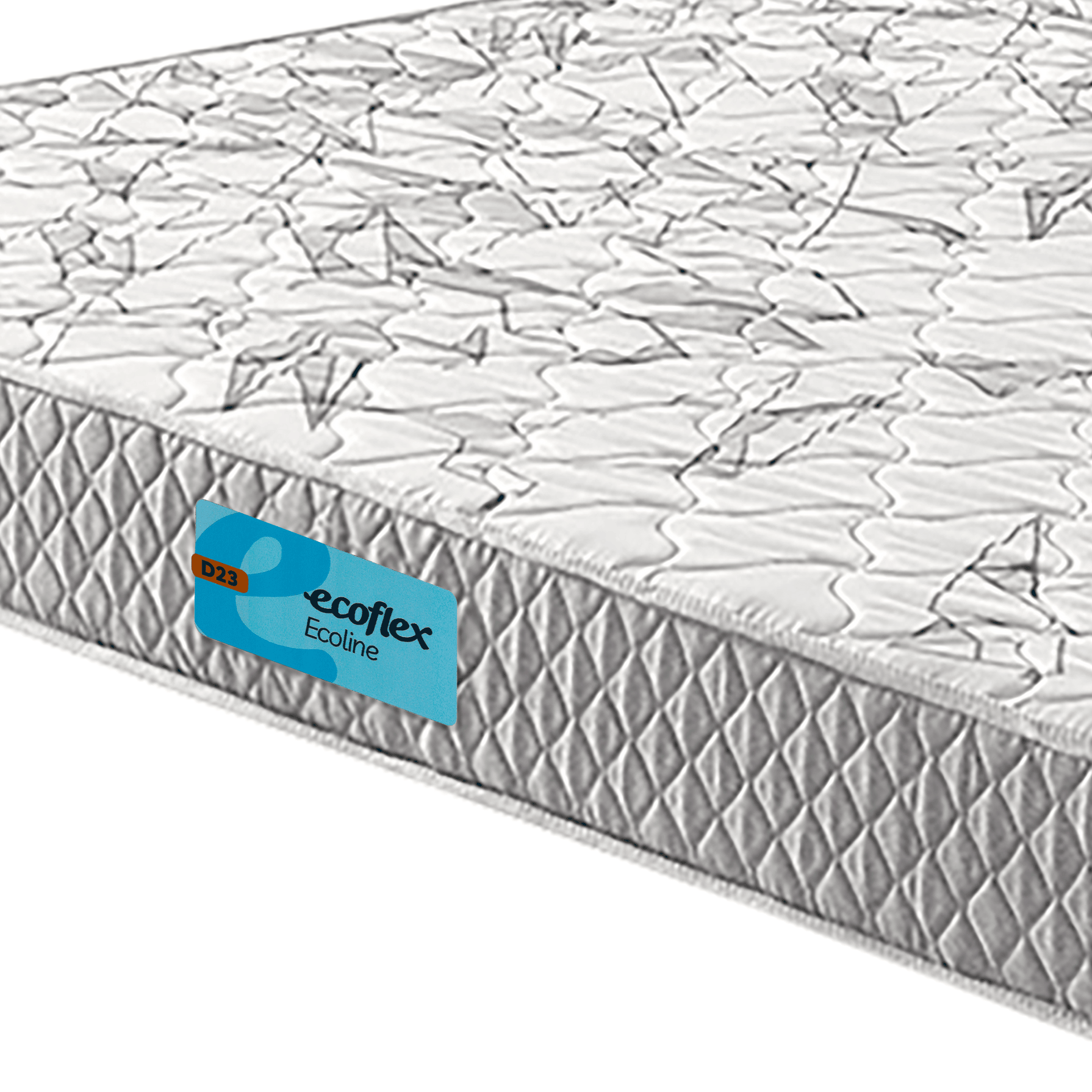 Colchão Espuma Ecoline D-23 Ecoflex Casal 138x188x14cm Cinza