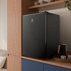 Mini Freezer Vertical Electrolux 98L Inverter FEI1 01 Porta Preto Bivolt