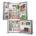 Refrigerador Electrolux 585L IM8IS Multidoor Inverter Água e Gelo na porta Inox Look 220V