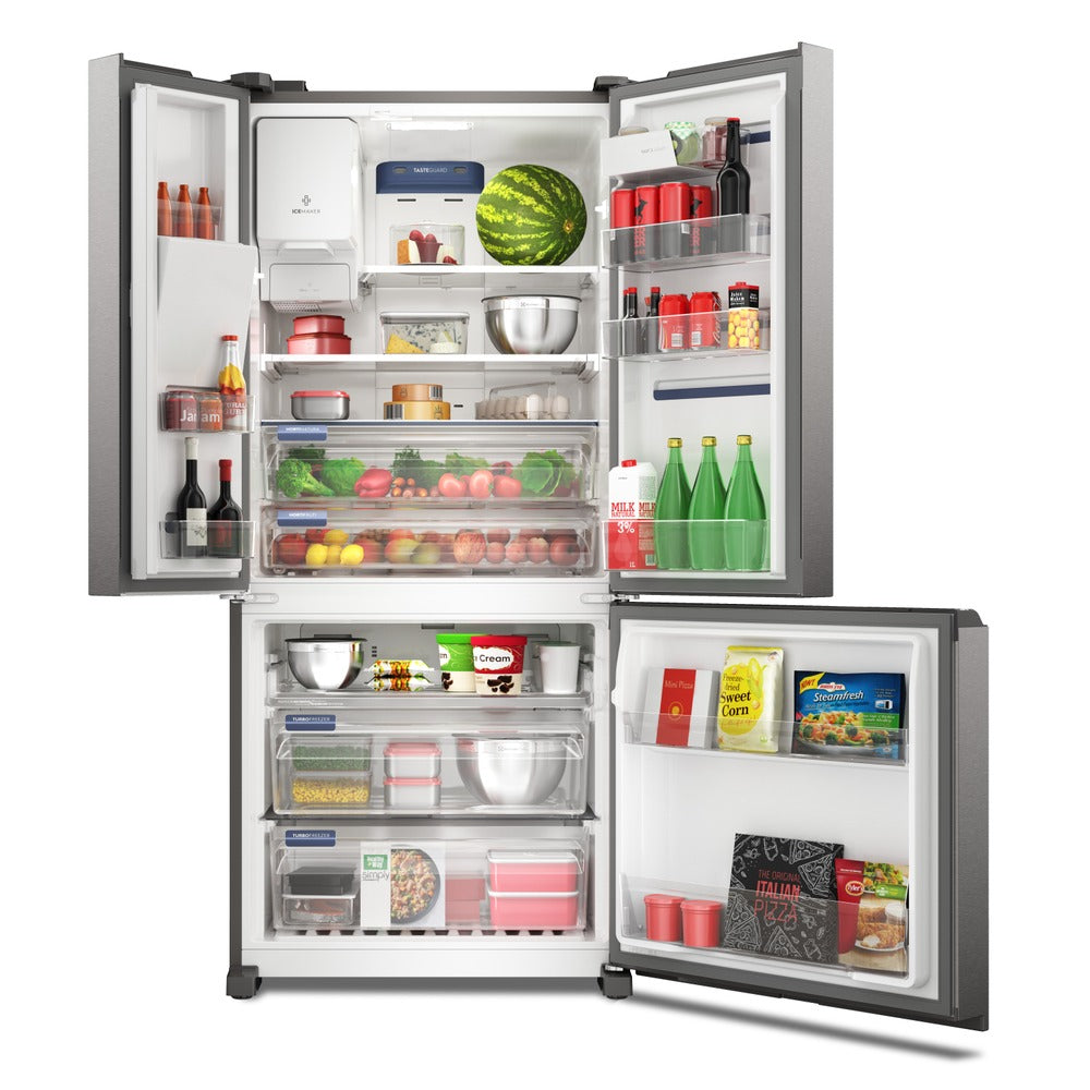 Refrigerador Electrolux 585L IM8IS Multidoor Inverter Água e Gelo na porta Inox Look 220V