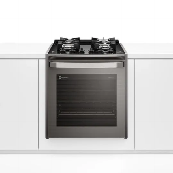 Fogão 4 Bocas Electrolux de Embutir FE4EG Mesa Vidro PerfectCook  Cinza 220V