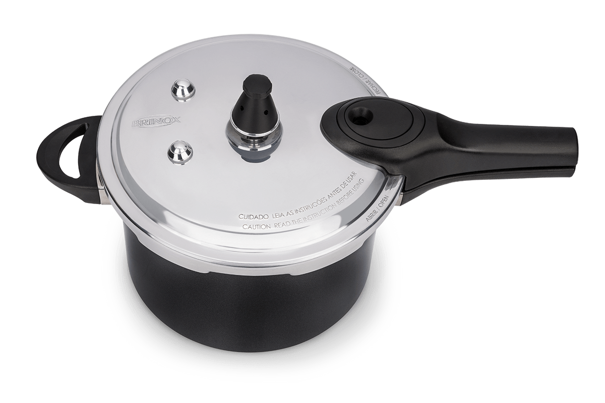 Panela de Pressão Brinox Pressure 4,2L Preto