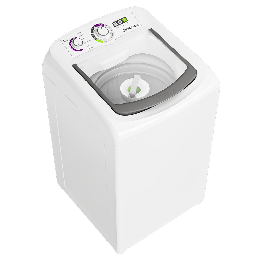 Lavadora de Roupas Consul 10Kg CWB10B Dosagem Econômica Branco 220V