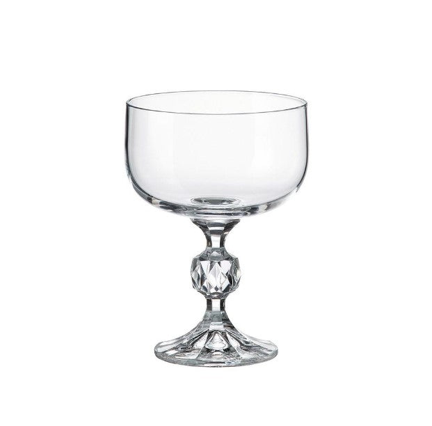Jogo de 6 Taças em Cristal Ecológico Bohemia Klaudie 200ml