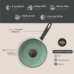 Frigideira Wok Ceramic Life Brinox Suprema 4,65 Litros Vanilla