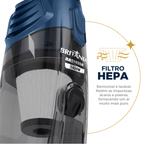 Aspirador de Pó Vertical 2 em 1 Britania BAS1450A Azul 220V