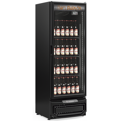 Cervejeira Expositora Gelopar 410L GCB-40V LB/PR Porta de Vidro Preto 220V
