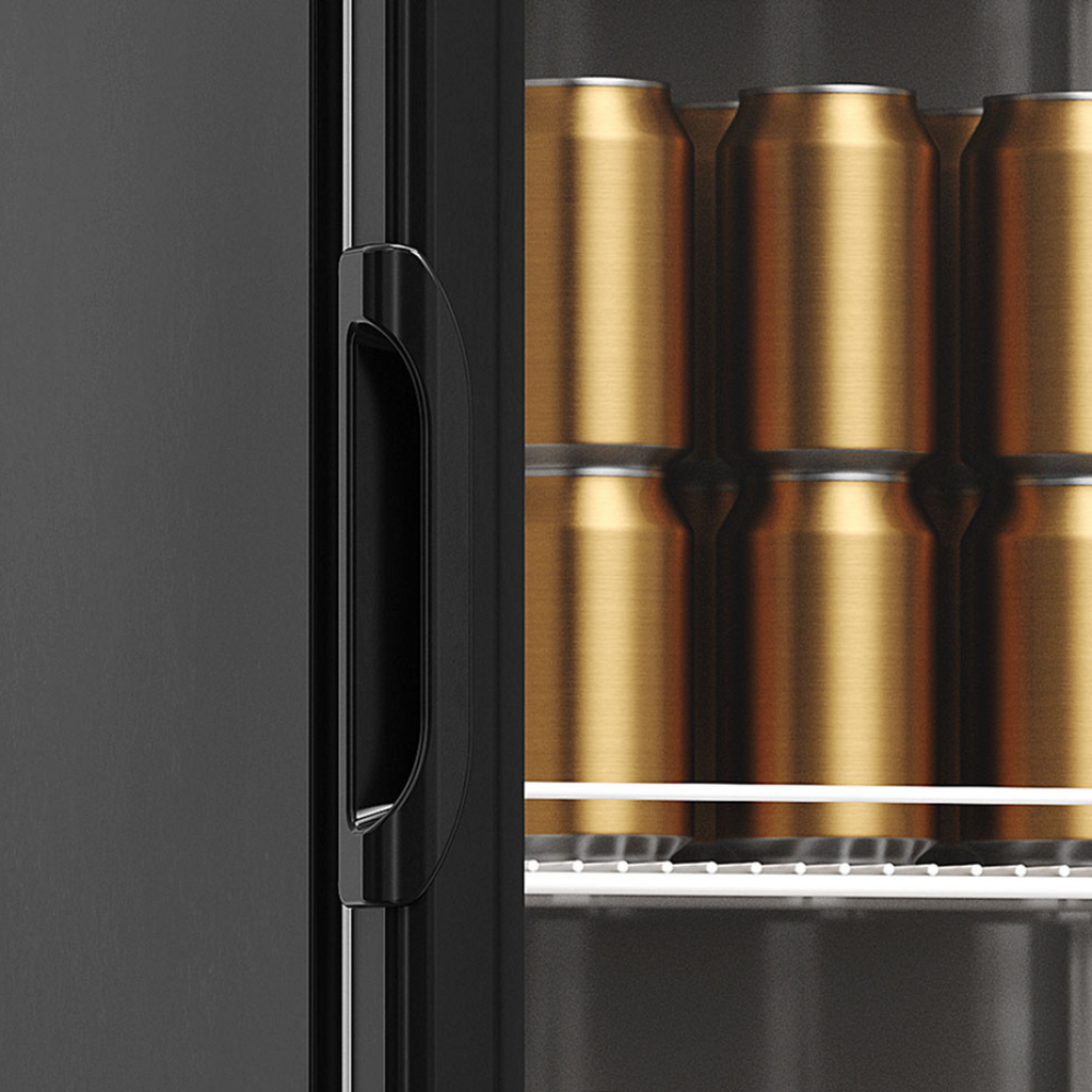 Cervejeira Expositora Gelopar 410L GCB-40V LB/PR Porta de Vidro Preto 220V