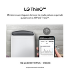 Lavadora de Roupas LG 16Kg WT16WV6A AI DD Branco 220V