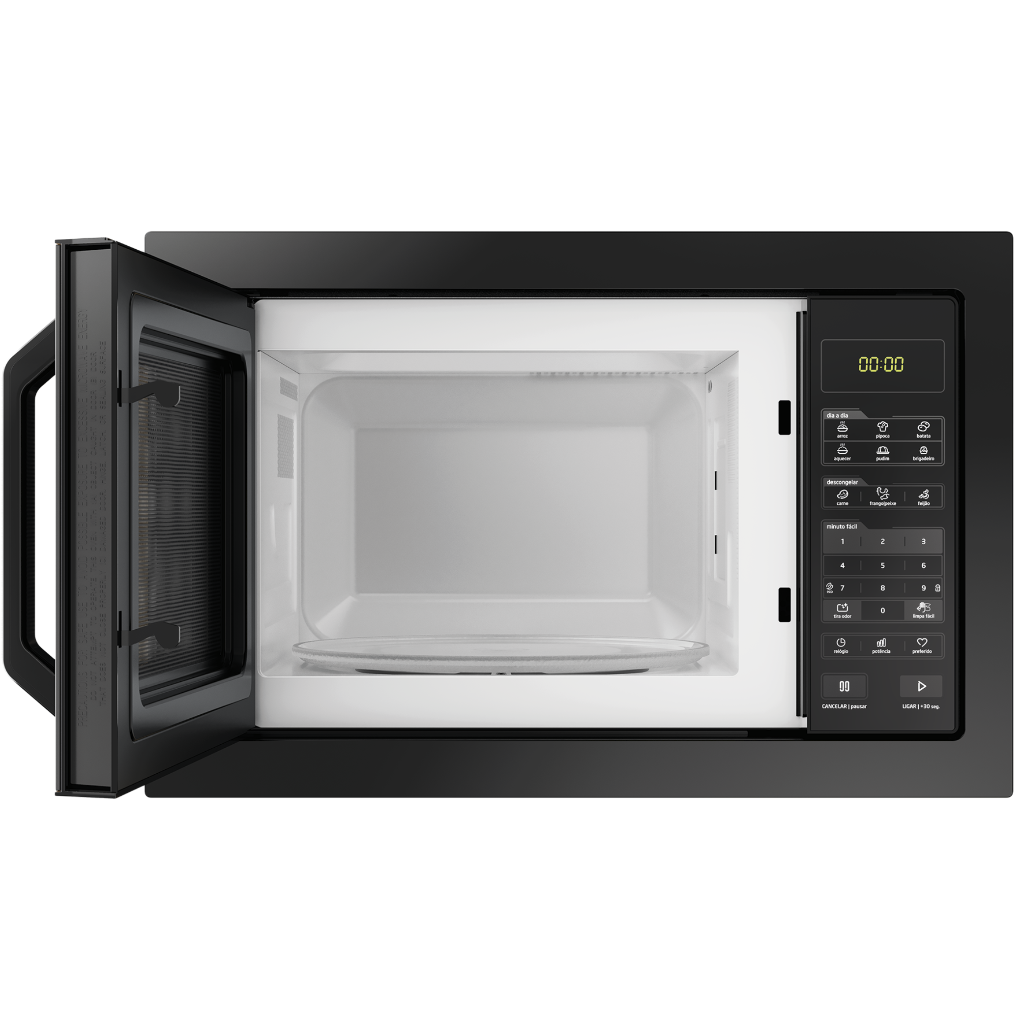 Micro-ondas de Embutir Midea 35L Função Tira Odor Preto 220V