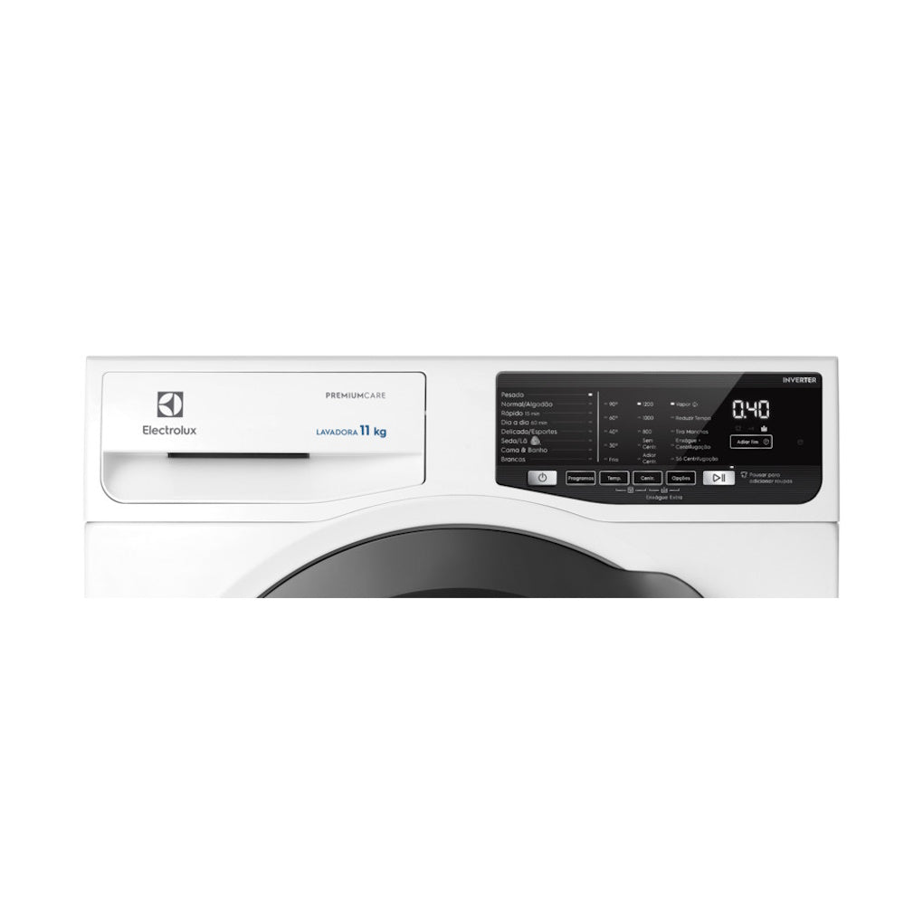 Conjunto Electrolux Lavadora de Roupas 11kg Inverter LFE11 + Secadora Piso e Parede 10,5kg SVP11 220V