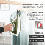 Ferro de Passar a Vapor Arno Ecogliss FEC2 Verde 220V