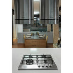 Cooktop a Gás Suggar 4 Bocas FG4134IX Tripla Chama Inox Bivolt