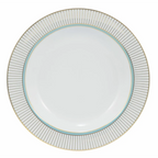 Aparelho de Jantar e Chá Schmidt 30 Peças Audrey 1ª Linha Branco com Azul