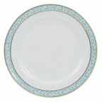 Aparelho de Jantar e Chá Schmidt 30 Peças Audrey 1ª Linha Branco com Azul