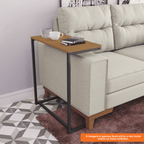 Mesa de Apoio Industrial Kappesberg LI025 Canela e Preto
