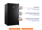Frigobar Electrolux 90L Efficient EM90B com Controle de Temperatura -2ºC a 10ºC Preto 220V