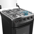Fogão 4 Bocas Mueller MFI4BB Acendimento Automático Preto Bivolt