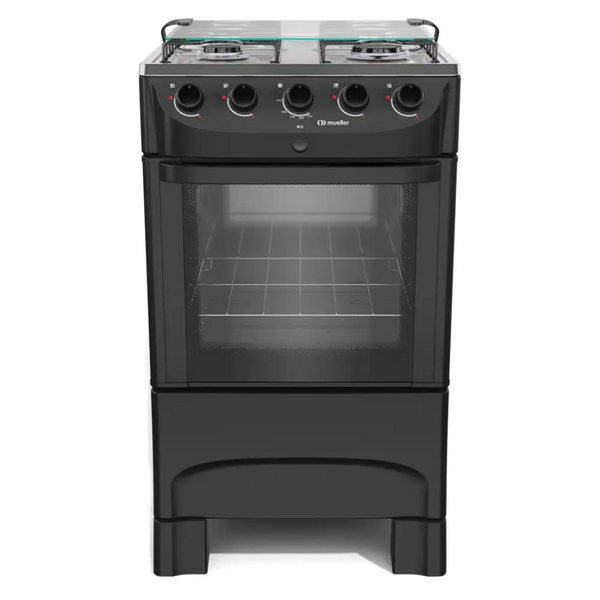 Fogão 4 Bocas Mueller MFI4BB Acendimento Automático Preto Bivolt