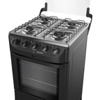 Fogão 4 Bocas Mueller MFI4BB Acendimento Automático Preto Bivolt