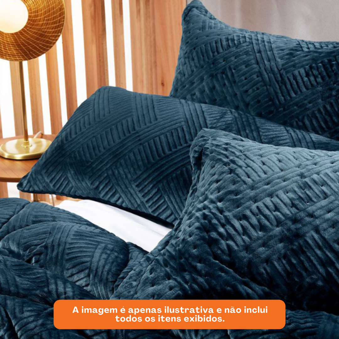 Porta Travesseiro Altenburg Blend Elegance 50x70cm Optical Chevron