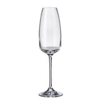 Jogo de 6 Taças para Champagne  em Cristal Dayhome Alizee  290ml