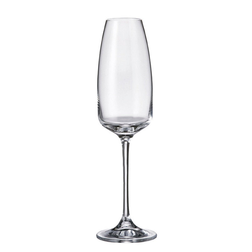 Jogo de 6 Taças para Champagne  em Cristal Dayhome Alizee  290ml