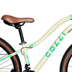 Bicicleta Colli Viena Aro 29 Freio a Disco 21 Velocidades com Cestinha Bege