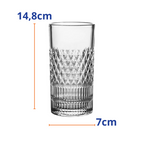 Jogo 6 Copos Esplanada Full-Fit 390ml em Cristal Ecológico