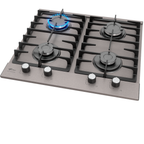 Cooktop à Gás Fischer 4 Bocas Platinium Prime Inox Bivolt