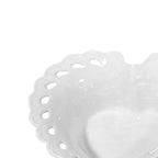 Travessa Coração Full-Fit Dynasty em Porcelana 14,5x13,8x1,6cm Branco