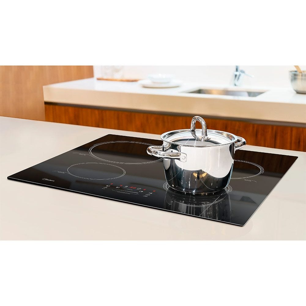 Cooktop Indução Midea 4 Bocas CYB40P2 Preto 220V