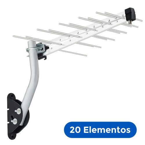 Antena Externa Aquário Log Periódica Digital UHF/HDTV LU-20 Plus