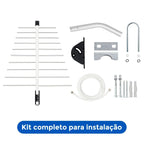 Antena Externa Aquário Log Periódica Digital UHF/HDTV LU-20 Plus