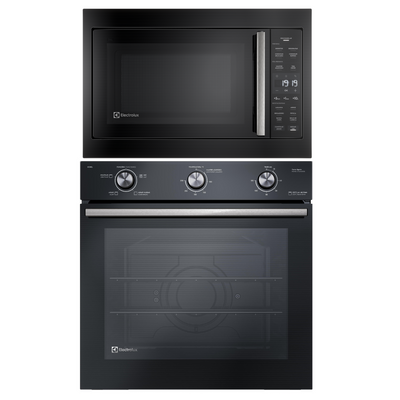 Kit Electrolux de Embutir Forno Elétrico 80L Efficiente PerfectCook+Micro-ondas 34L Experience 220V